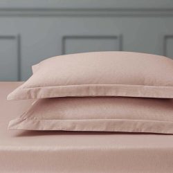 Linens Casual Tres Volanli Duz Yastik Kilifi Seti Kirmizi Standart Kirmizi