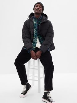 Yeşil 0 Organik Pamuk Ekose Flannel Gömlek