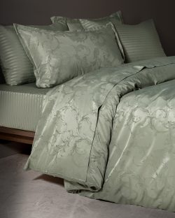 Madame Coco Blaye Çift Kişilik Jakarlı Saten Nevresim Takımı