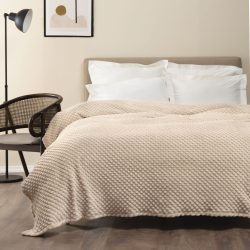 Karaca Home Alice Tek Kişilik Tomurcuk Battaniye Cappuccino