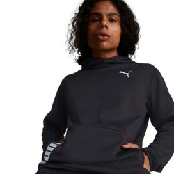 Puma Train All Day PWRFleece Kapüşonlu Sweatshirt Siyah