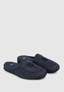 Lacivert Erkek Ev Terliği