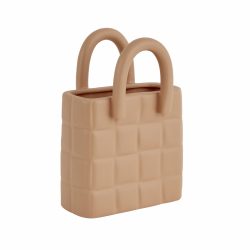 Karaca Home Merle Dekoratif Çanta Vazo Krem