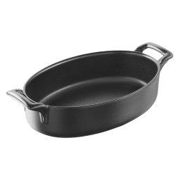 Revol Belle Cuisine Oval Pişirme Tabağı Siyah 18 Cm