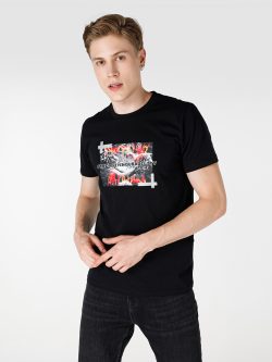 Siyah Erkek Tshirt K.kol