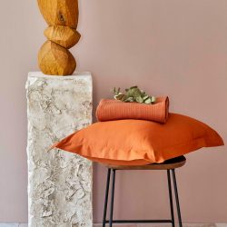 Karaca Home Back to Basic 0 Pamuk King Size Nevresim Takımı Kiremit