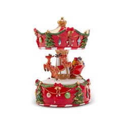 Karaca Home Carousel Müzikli Yılbaşı Obje 15 cm